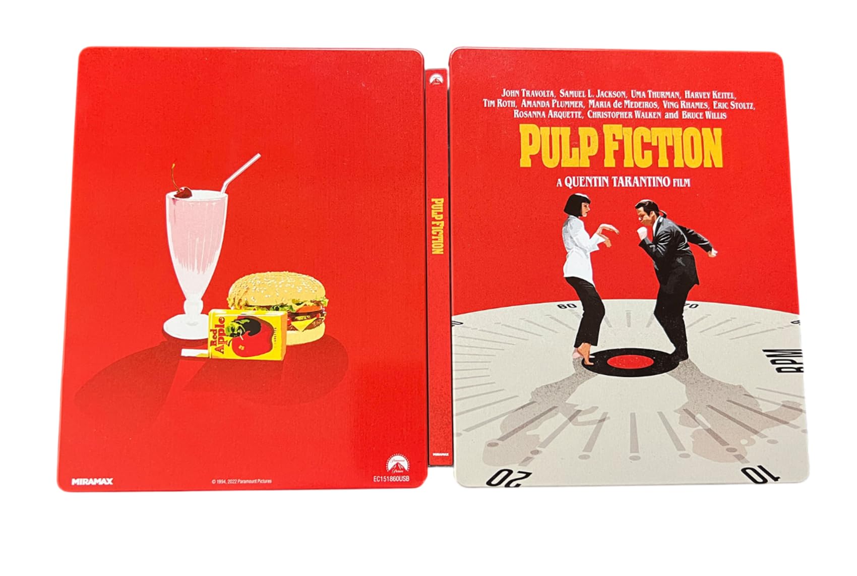 Pulp Fiction – Limited Edition, Steelbook / 1994 (Special Features) [4K UHD + Blu-ray] [Region Free]