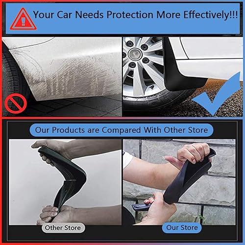 Miniatura 5 de PSLER Kit de guardabarros para guardabarros para coche Peugeot 2008