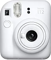 Fujifilm Câmera instantânea Instax Mini 12, argila branca