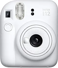 Fujifilm Câmera instantânea Instax Mini 12, argila branca