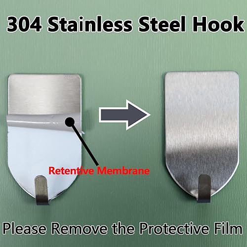 Miniatura 4 de Espejo de ducha inastillable sin niebla para espejo de afeitar (más grande, 11 x 8 pulgadas), espejo pequeño para colgar en la pared, espejo de