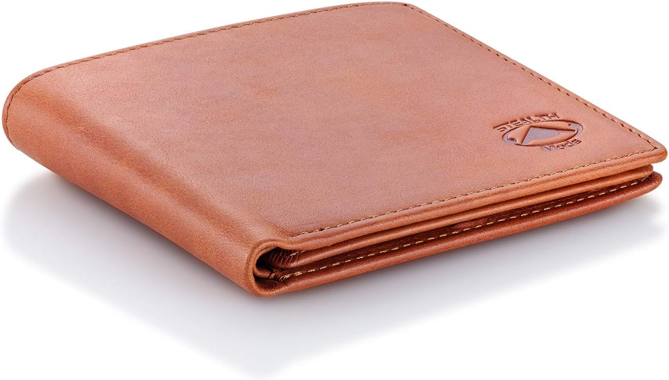Stealth Mode Leather Bifold Wallet for Men With ID Window and RFID Blocking - Image 9