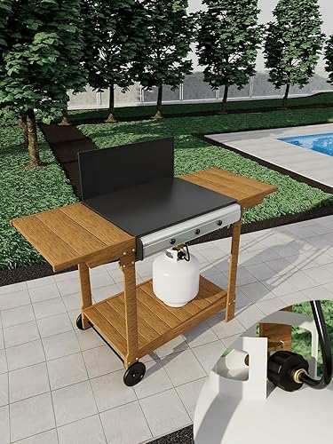 Miniatura 6 de Empava Adaptador de 5 pies, manguera convertidora de 1 libra a 20 libras, apta para estufa de campamento, parrilla Blackstone, calentador Buddy,