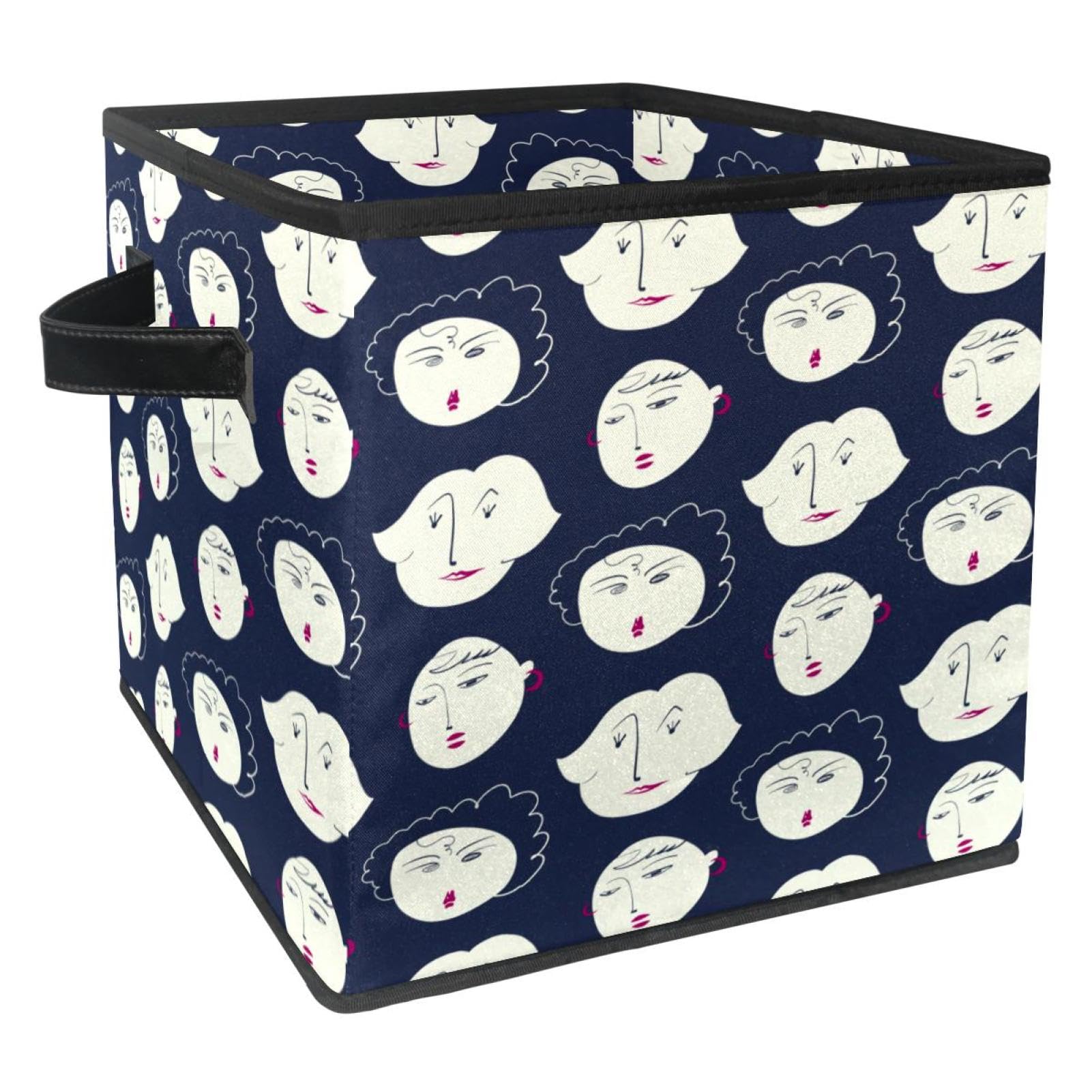 Bacs avec poignées pour jouets et vêtements boîte de rangement tissu