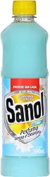 Desinfetante Líquido para uso Geral, Talco, Sanol, 500 ml, Azul