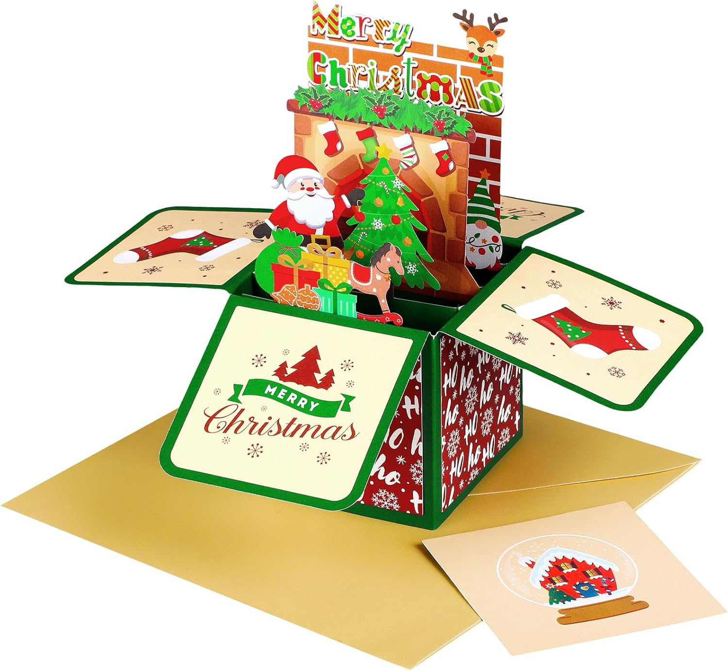 Dianelhall Pop up Christmas Cards 3D Merry Christmas