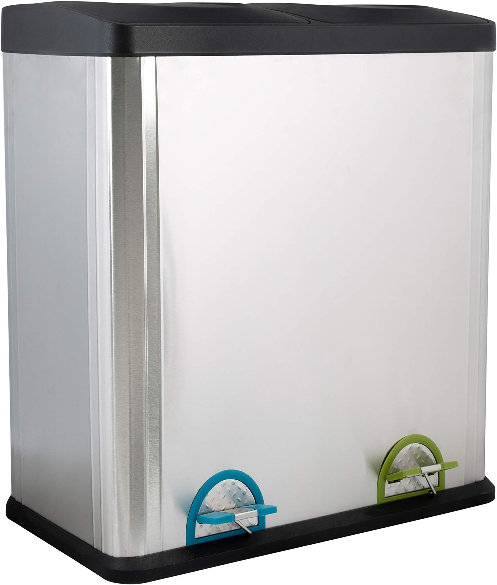 Stainless 60-Liter Recycle Trash Can