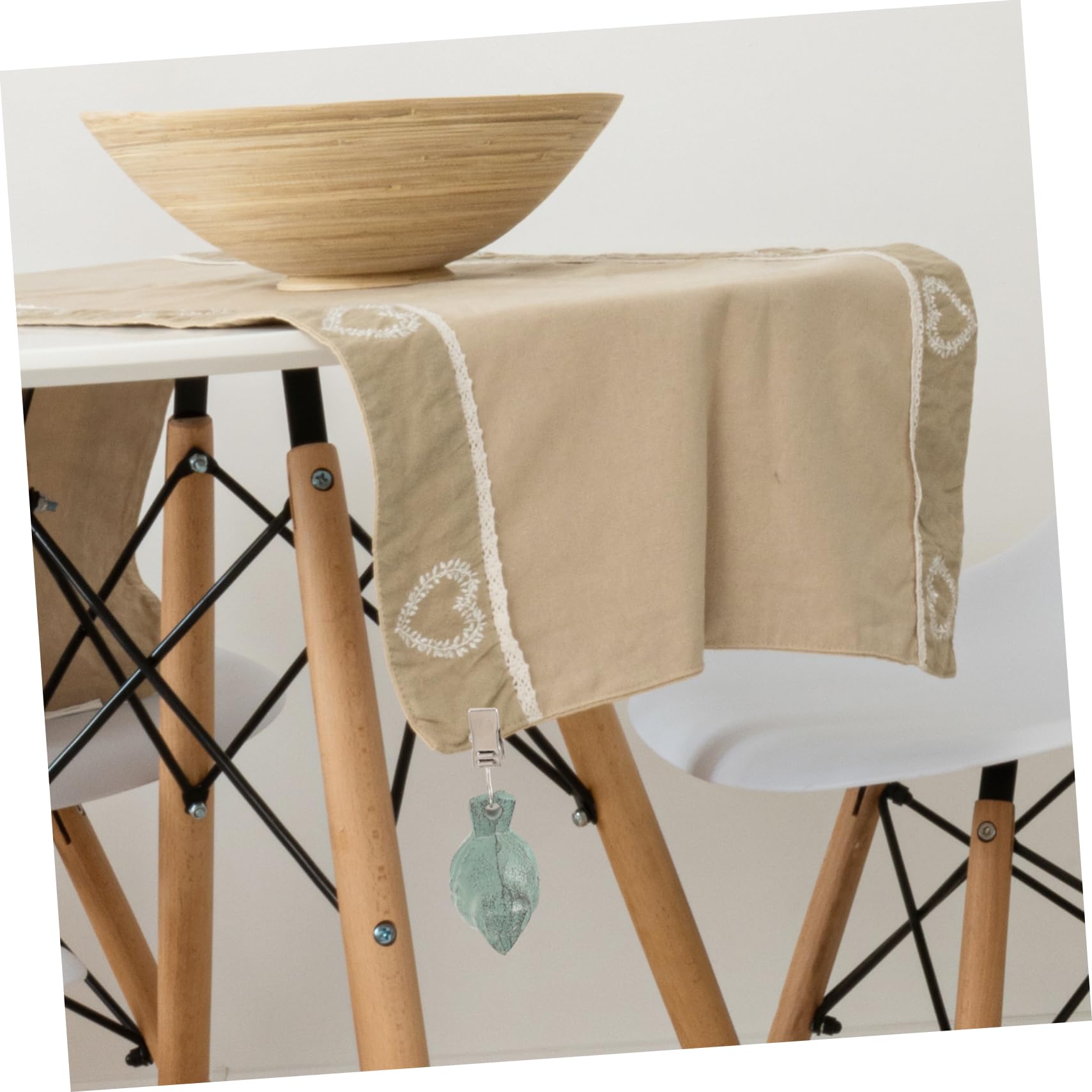 Alipis Tischdeckenklammern 4 Stück mit Vogelmotiv aus Gusseisen Windfeste Tischgewichte für Garten Picknick und Outdoor 7x3,5x2,5cm Tischtuchklemmen für Feste Befestigung