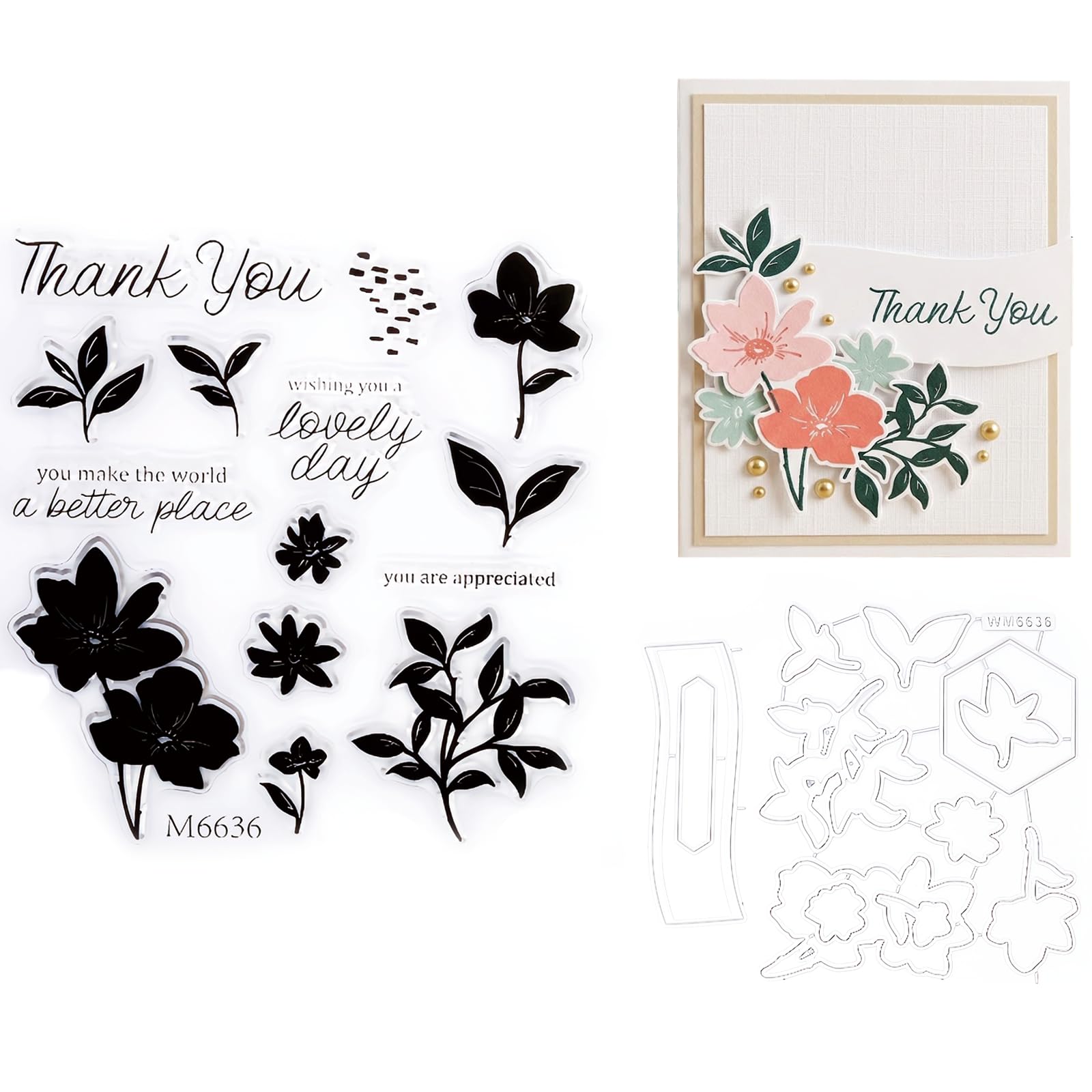 2025-2026 Stamps and Dies for Card Making, Stamps and Dies Set 2025 for Christmas and Halloween, Die Cut DIY Various Festivals Album Scrapbooking Birthdays Greeting Card (6648) — view 15