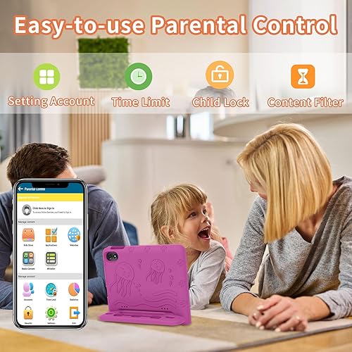 Miniatura 5 de COLORROOM Tablet Android 15 actualizada 2026, tableta para niños de 10 pulgadas, CPU Octa-Core, 10 GB+64 GB+1 TB Expandir tabletas para niños con