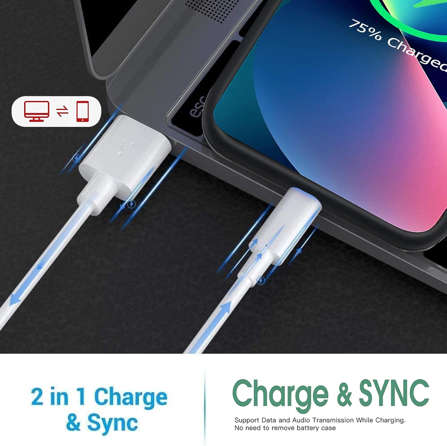 Battery Case for iPhone 13,Upgraded 10000mAh High Capacity Rechargeable Portable Protective Extended Charger Case Wireless Charging Compatible with iPhone 13 (6.1 inch) Charging Case & Carplay (Black)