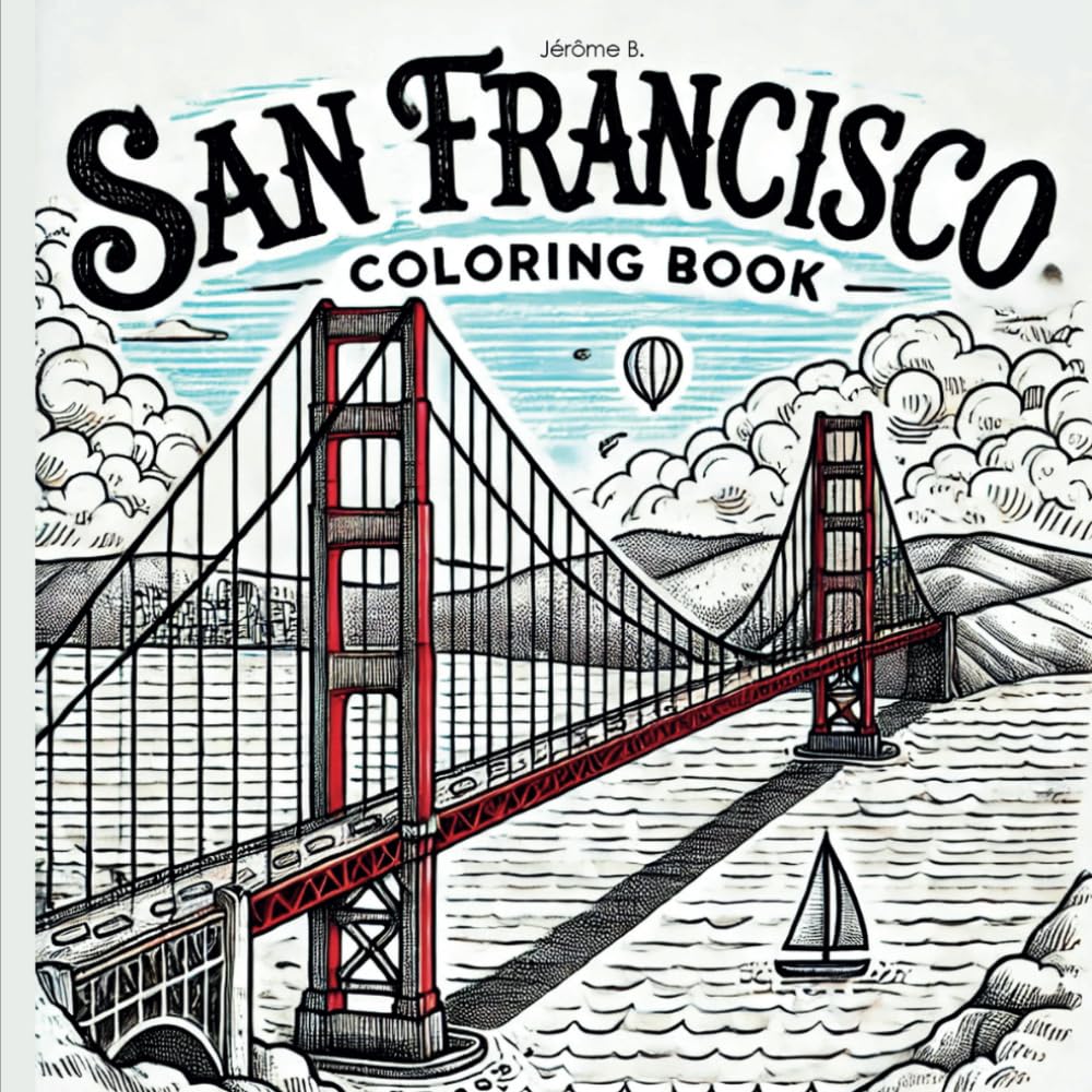 San Francisco: Coloring book