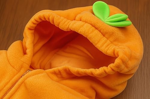 Miniatura 4 de stylesilove Infant Toddler Halloween Baby Kids Fleece Pumpkin Costume Comfy Jumpsuit