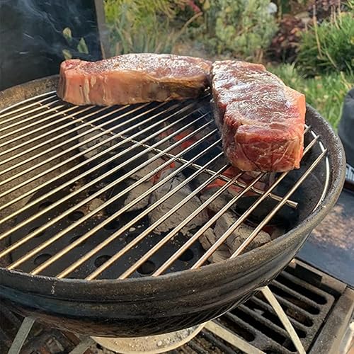 Miniatura 9 de Rejilla redonda de hierro fundido inferior para huevos verdes grandes, placa de carbón de alta calor para barbacoa, apta para S/Mini/Medio/Grande