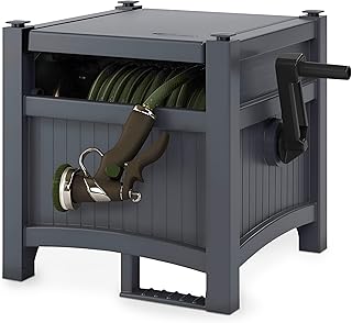 Garden Hose Hideaway Reel Box