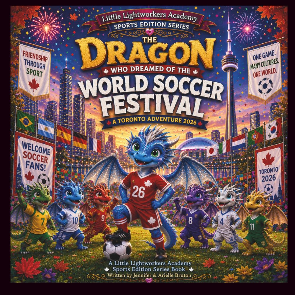 The Dragon Who Dreamed Of The World Soccer Festival: A Toronto Adventure 2026: 1 (Little Lightworkers Academy Sports Edition Series)