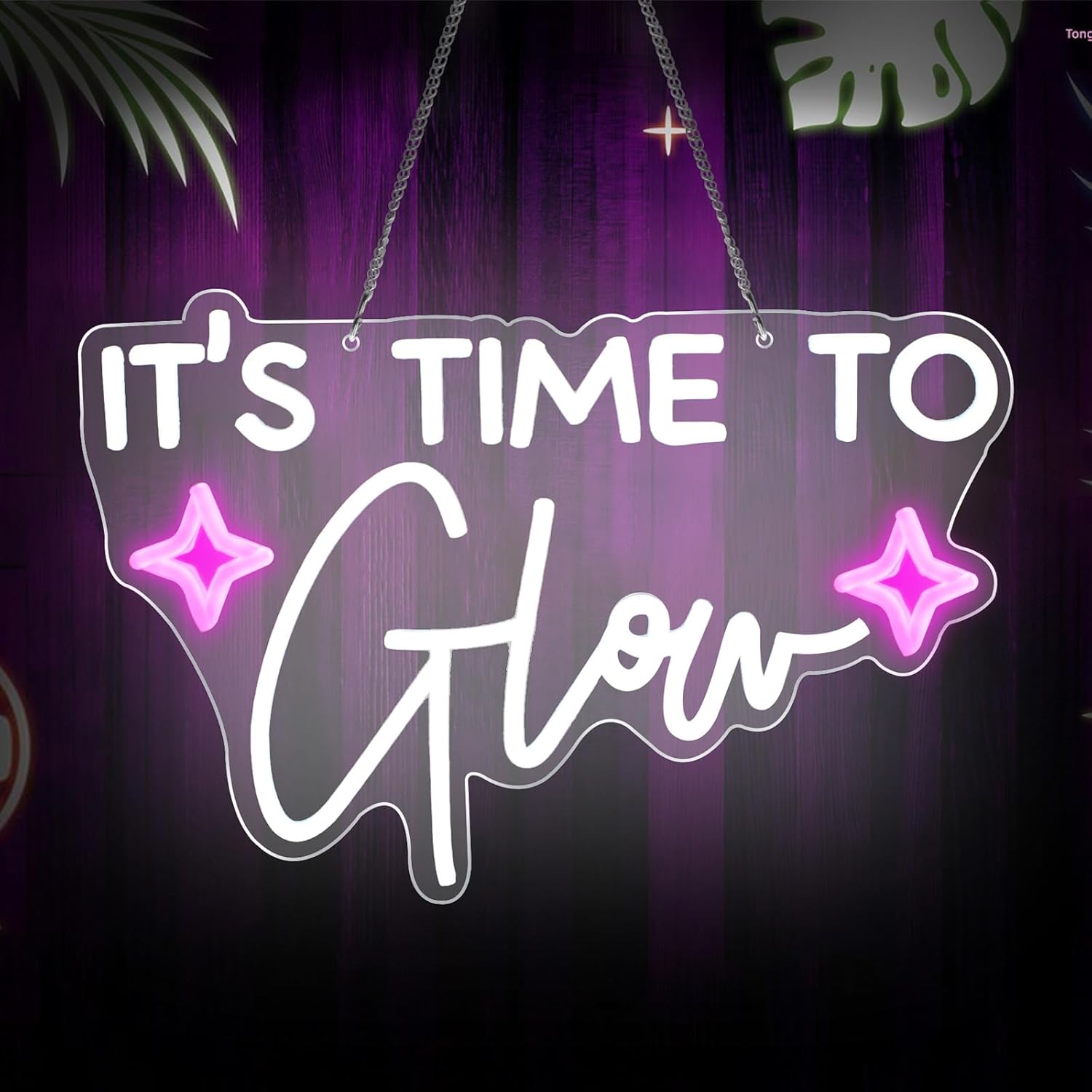 It's Time To Glow Neon Sign Cowgirls Neon Decor Light Sign Girl Glow Party Led Neon Signs for Beauty Room Hair Salon Nails Wax Lash Beauty Decoration Wall Neon Sign - Image 6