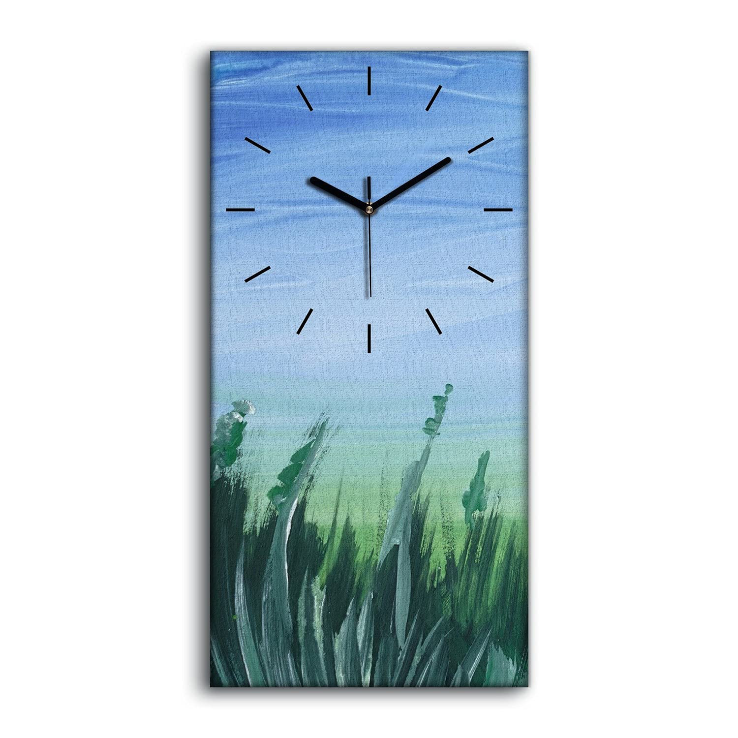 Horloge sur Toile Décoration Salon Chambre Image Art Moderne 30x60