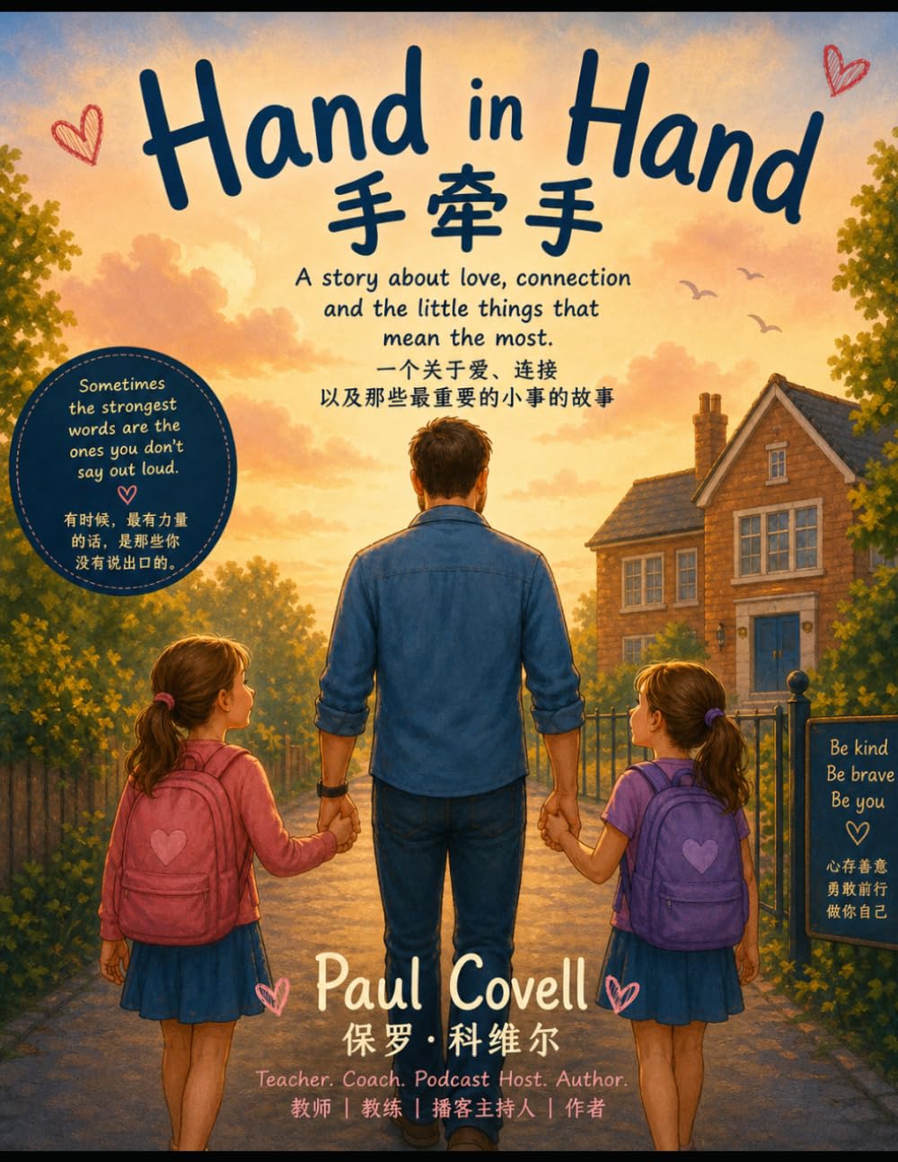 Hand in Hand 手牵手: A story about love, connection and the little things that mean the most. 一个关于爱、连接 以及那些最重要的小事的故事