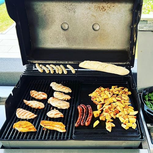 Miniatura 5 de Plancha de hierro fundido 7566 para parrilla de gas Weber Genesis serie 300, repuesto para Weber Genesis 300 Series E-310 E-320 E-330 S-310 S-320