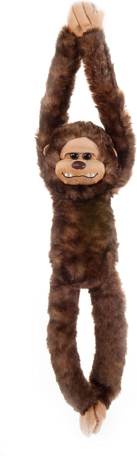 The Petting Zoo Hanging Bigfoot Stuffed Animal Plushie, Gifts for Kids, Wildlife Animals, Ape Plush Toy, 20 inches