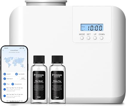 2026 Upgraded HVAC Scent Diffuser Machine, Covers 5000 Sq.Ft for Large Room