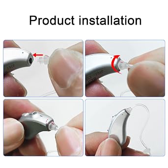 BLJ Hearing Amplifier Left Ear Sound Tubes, only for BLJ Hearing Devices.