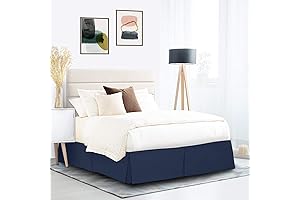 Navy Bedskirt Queen: Ultimate Bedtime Companion for a Majestic Retreat