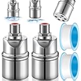 Yaocom 2 Pcs 1/2'' Water Float Valve 304 Stainless Steel Automatic Water Level Control Float Valve Water Level Controller with Bracket for Water Tank, Pool, Water Tank, Livestock Troughs