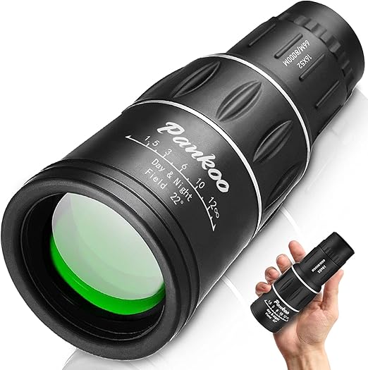 16X52 Monocular Telescope High Powered for Adults, 2023 Power Prism Compact Monoculars for Adults,HD Monocular Scope for Gifts, Outdoor Activity,Bird Watching,Hiking,Concert,Travelling