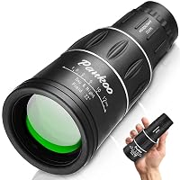 Monocular Telescope High Power 16X52, 2026 Power Prism Compact Monoculars for Adults Kids, Birthday Gifts for Men, Waterproof Fogproof Shockproof with Hand Strap, Bird Watching Hunting Camping Hiking