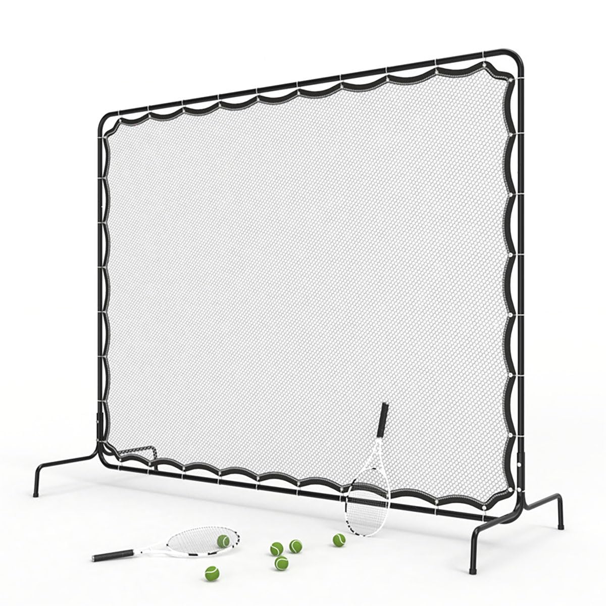 Tennis-Rebound-Netz, Tennis-Backboard [9,5 Fuß x 7,9 Fuß], Jumbo-Tennis-Rebounder-Netz, Tenniswand-Übung zur Verbesserung der Grundschläge und Volley-Fähigkeiten, Tennisnetz für Training und