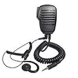 UAYESOK 3.5mm Screw Thread Speaker Mic IP54 Waterproof for Yaesu Vertex VX-6 VX-6R VX-7R VX-170 FT-270 HT Standard Horizon HX210 HX270 HX400 HX750S HX870 HX890 Handheld Marine Radio Transceiver