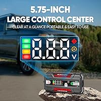 Vista 7 de LOKITHOR J400 Portable Jump Starter 2000A, 12V Lithium Battery Booster with ConnectMax Tech, Smart Digital Display, Car Jump Box for Up to 8.0L Gas