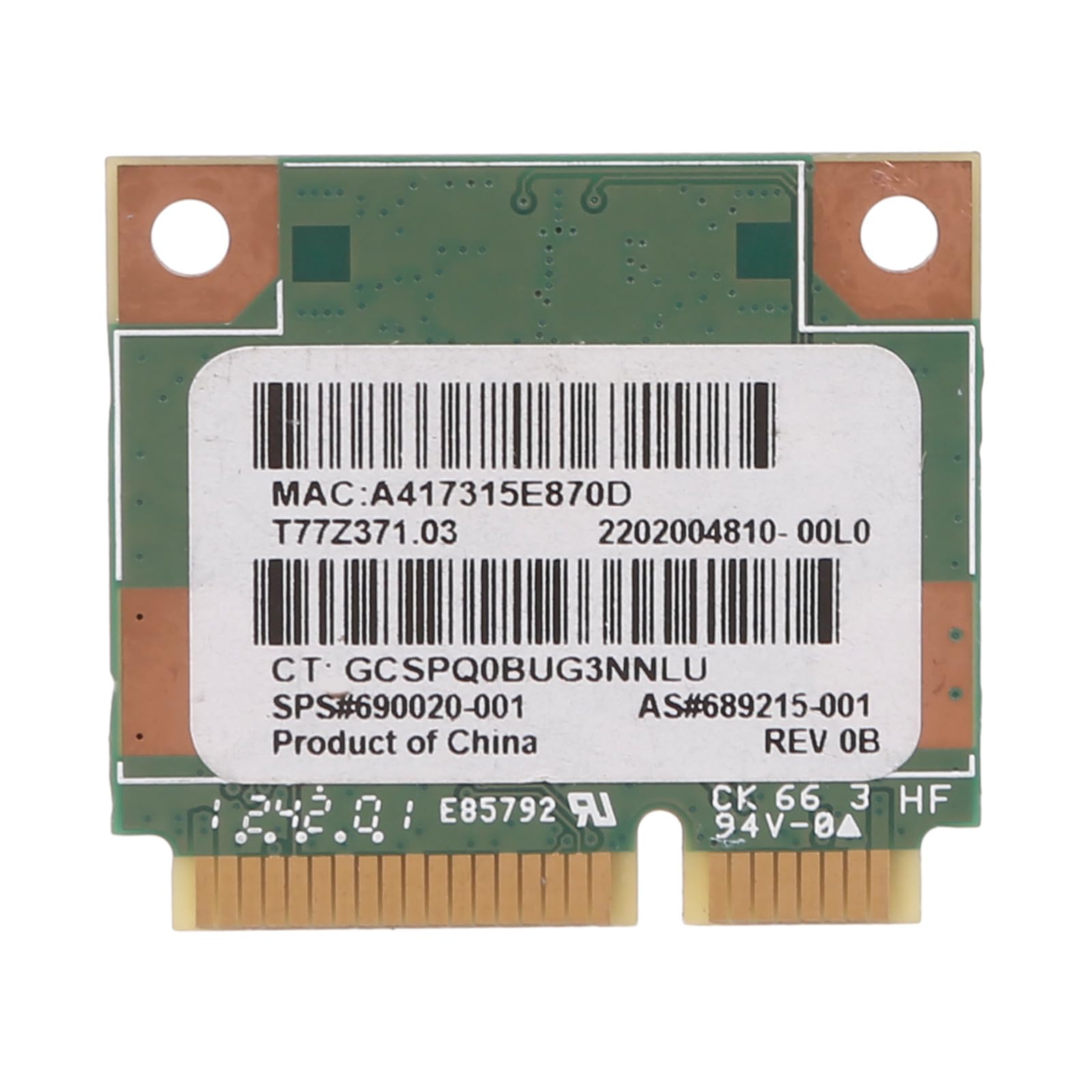 Scheda WiFi Wireless 2.4Ghz Mini PCIe Half Size, Con Bluetooth 3.0, Compatibile RT3290 Per HP CQ58, M4, M6, 4445S, DV4