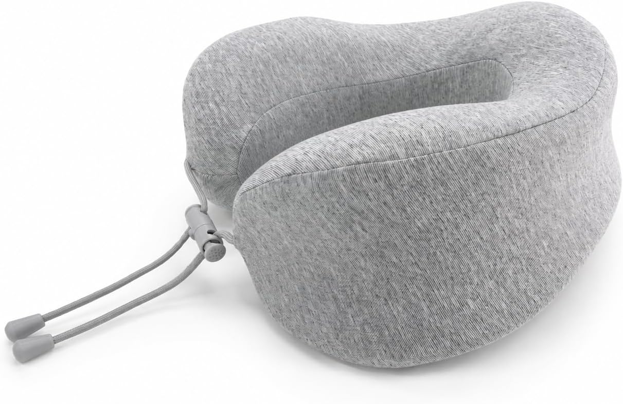 Travel Pillow 3 Vibration Modes,Massage Neck Pillow with Eye Mask