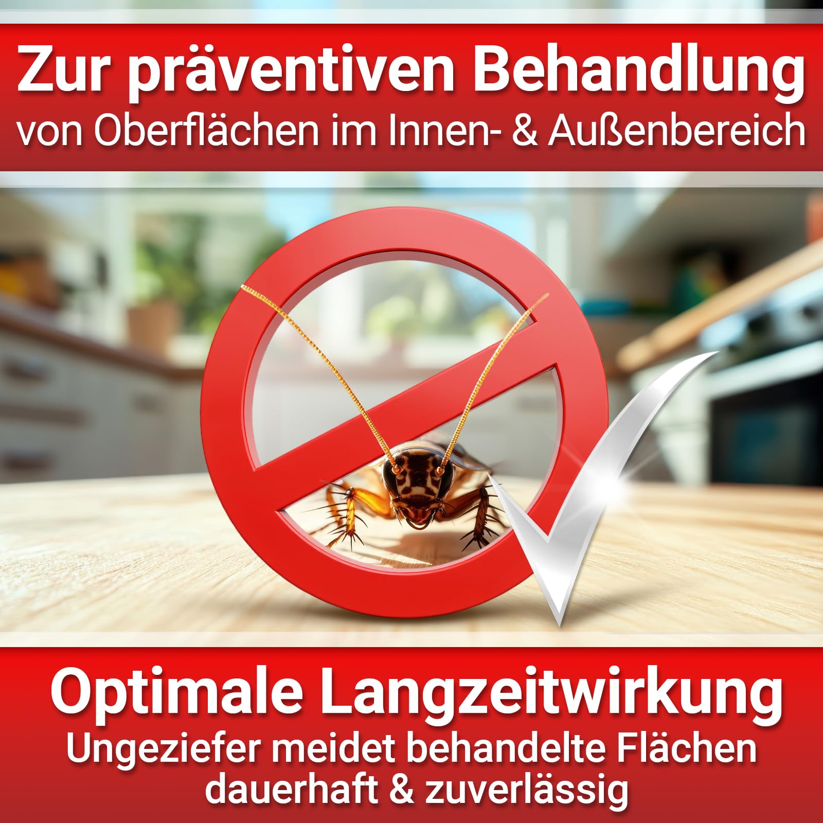 HEIMWERT Insektenspray Akut gegen Ungeziefer – Sofortige Wirkung mit Langzeitschutz gegen Ameisen, Mücken, Fliegen, Silberfische, Spinnen uvam - Spray Mittel für Wohnung + Garten 600 ml (2x600ml)