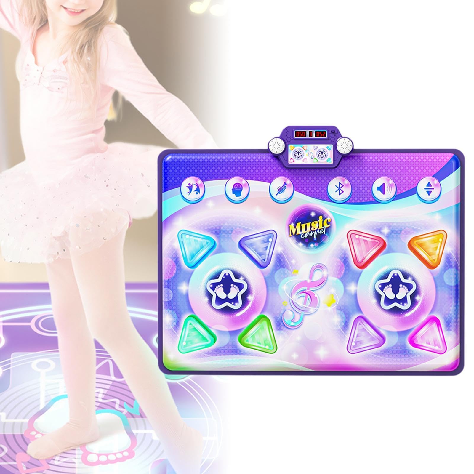 Alfombra de baile para niños con Bluetooth, regalo de cumpleaños de Navidad