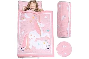Toddler Unicorn Nap Mat Sleeping Bag for Girls