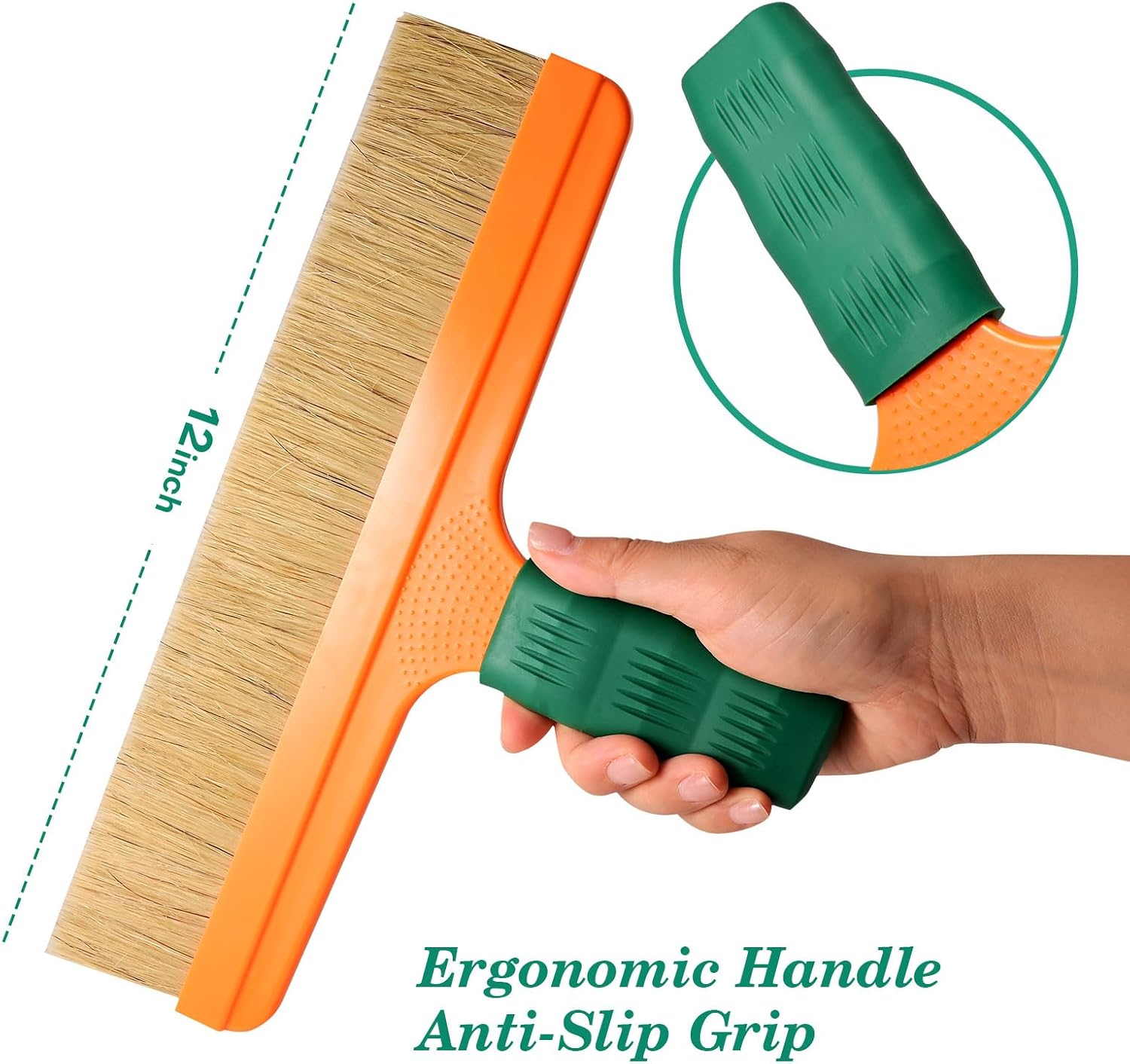 NEWISHTOOL Professional Window Tint Tools Kit, Tint & PPF Brush 12” Car Detailing Brush, 8 Inch Window Tint Squeegee PPF Tools, Auto Tinting Knife and Extra 10 PCS Black Blades for Vinyl Wrapping