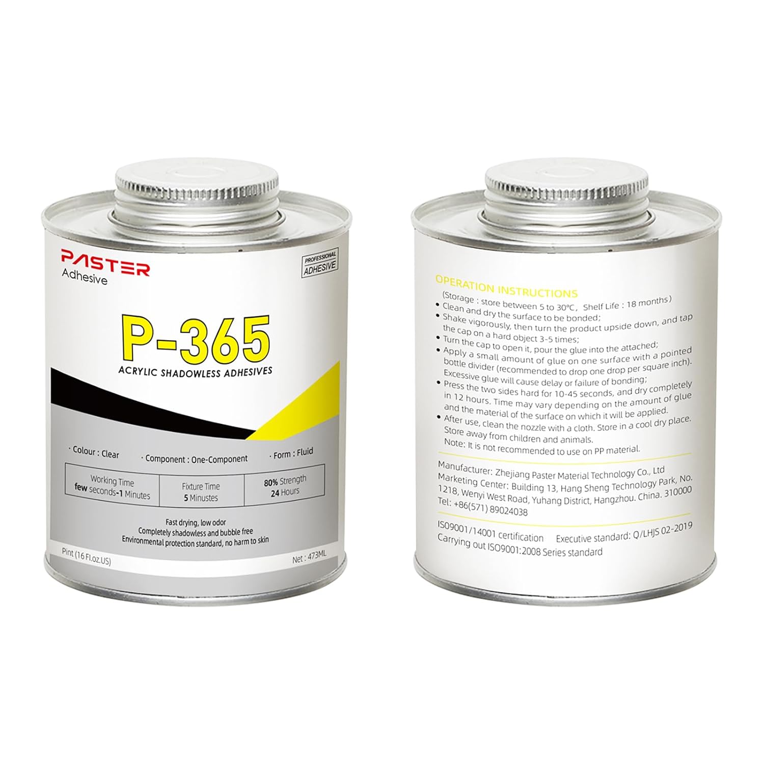 24pcs/Pack P-365 Acrylic Shadowless Adhesive for Channel Letter