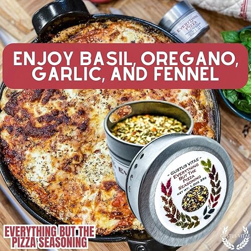 Miniatura 3 de Everything But the Pizza Seasoning | Todo natural | Sin OMG | 1.0 oz (28 g) | Mezcla de especias gourmet | Lote pequeño | Masaje artesanal | Paquete