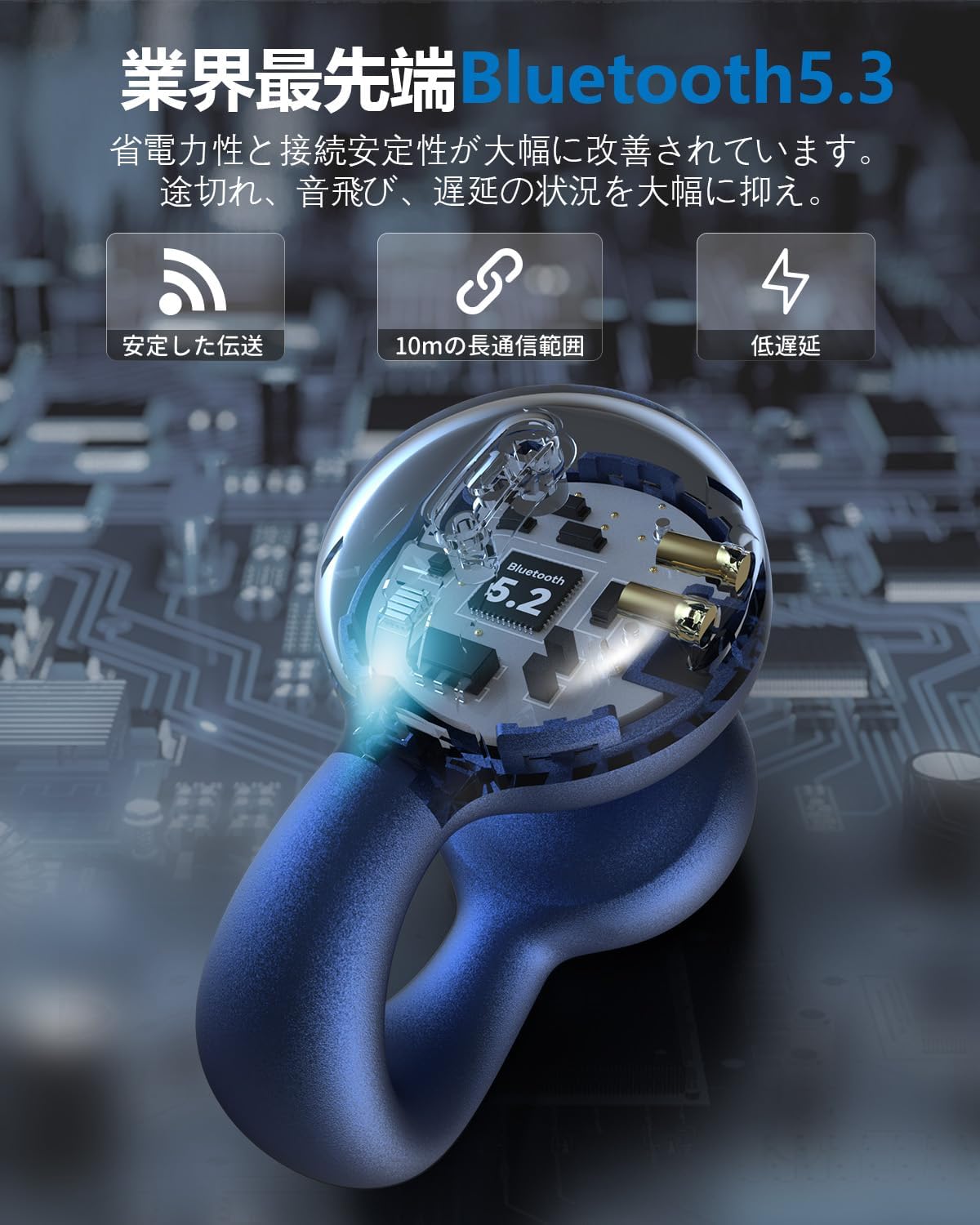 Amazon.co.jp: 【時代を開く OWSイヤホン】 Bluetoothイヤホン