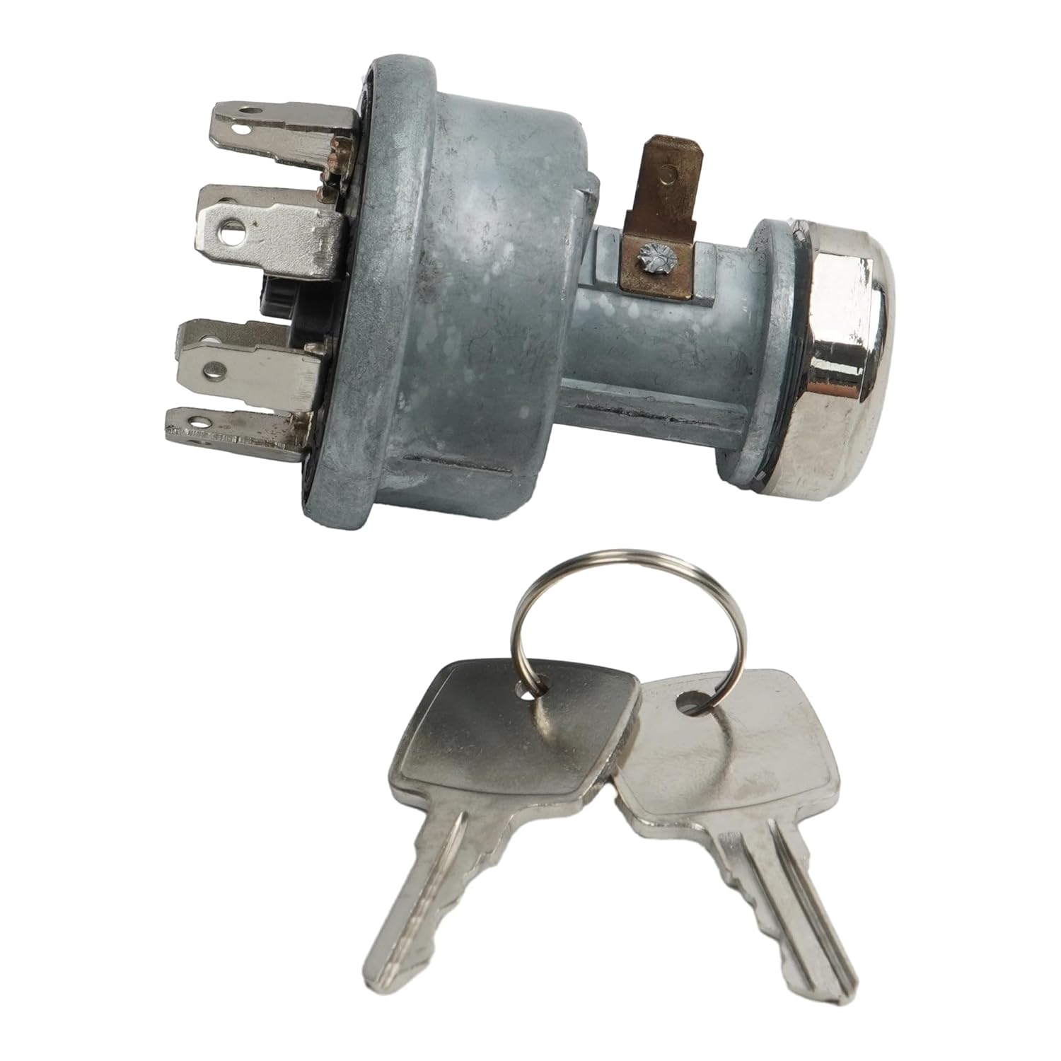 Ignition Switch with 2 Keys RE45963 Compatible with John Deere Tractors 4200 4300 4400 4500 4600 4700 5200 5300 5400 5500 5600 5700 5605 5705 6300 6500, 6600 7500 7505