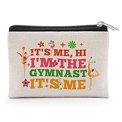 Gymnastics Gifts for Women Coin Pouch Gymnast Accessories for Team Graduation Gift for Daughter Appreciation Gift for Coach Christmas Birthday Gifts for Gymnastics Lovers Gymnast Zipper Change Pouch