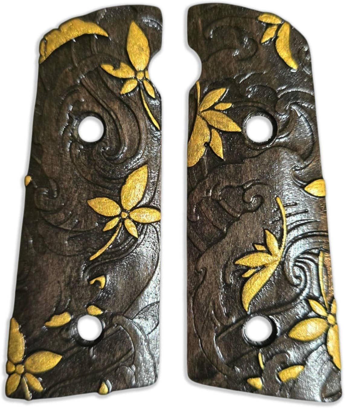 Japanese Maple Black Gold Grips - Compatible with Daniel H9 by Svechnikov Workshop