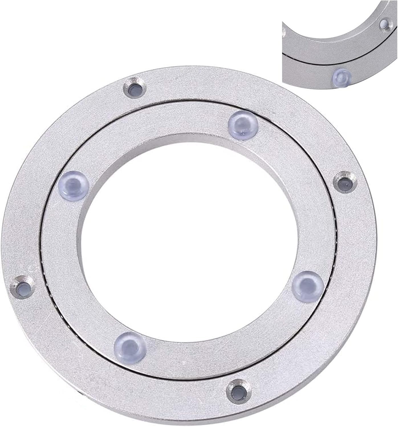Plateau tournant de table avec roulement aluminium fluide et robuste