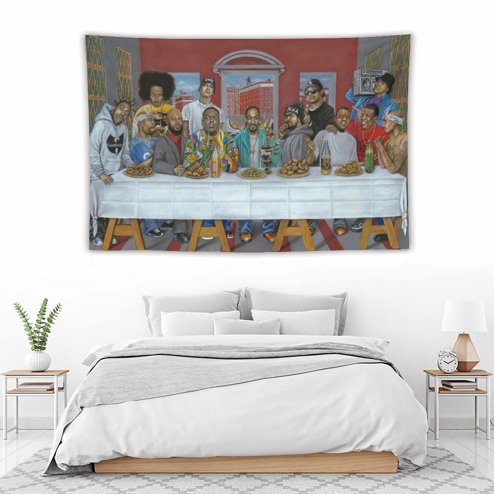 Poster con stampa di cantanti rap hip hop all star (34), decorazione artistica da parete, per camera da letto, soggiorno, decorazione moderna per la casa, 152,4 x 228,6 cm