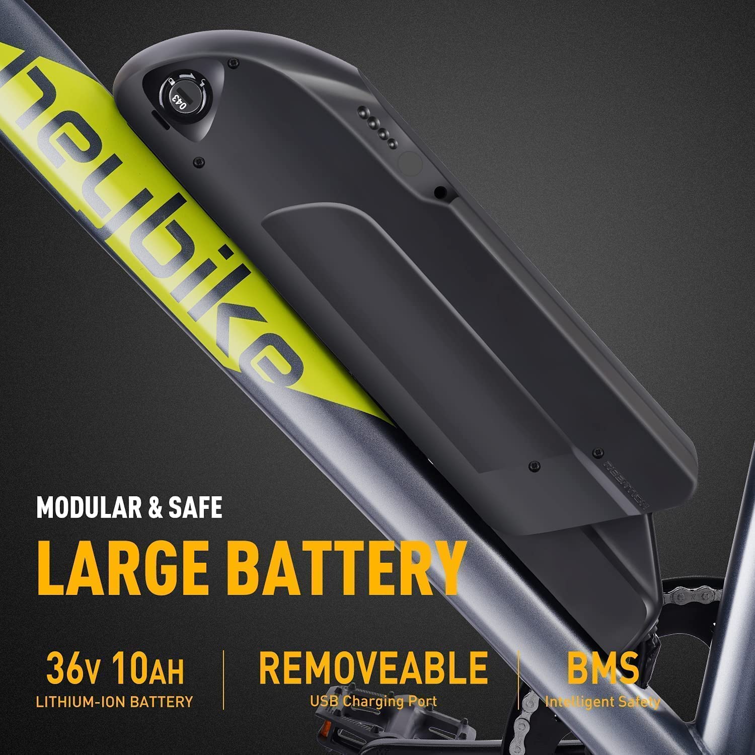 Heybike Race Plus Electric Bike Light Weight 26" Commuter Electric