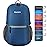 Gonex Ultra Lightweight Packable Backpack Daypack Handy Foldable Camping Outdoor Travel Cycling Backpacking(Dark Blue)